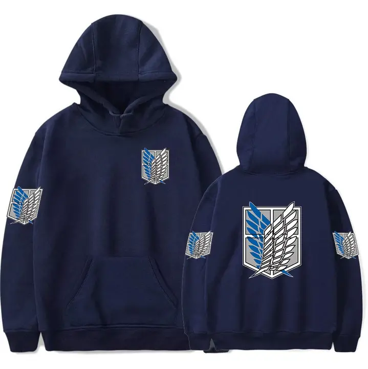 Sudadera con capucha Legión de Reconocimiento, diseño 4 azul (LKY STAR)