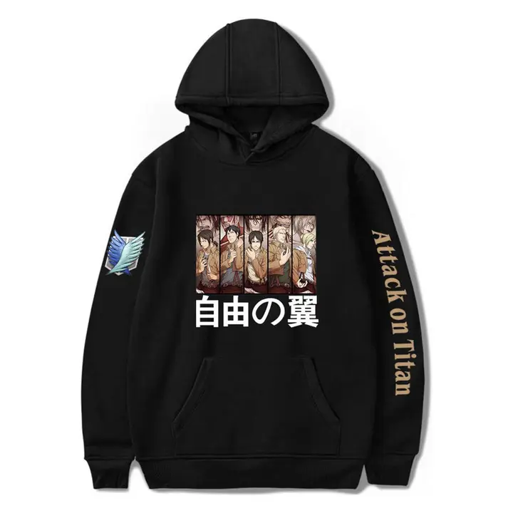 Sudadera con capucha Legión de Reconocimiento, diseño 5 negro (LKY STAR)