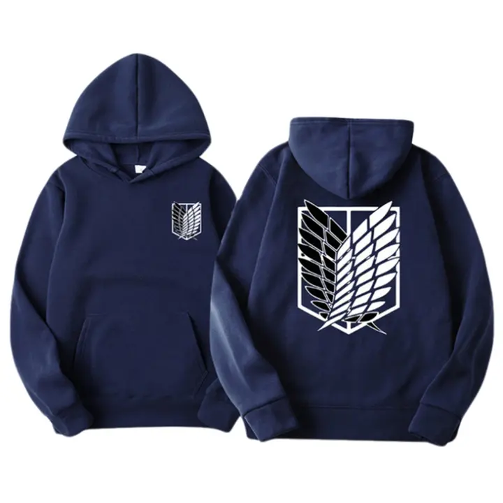 Sudadera con capucha Levi Ackerman (Attack on Titan) — color Y8, talla
