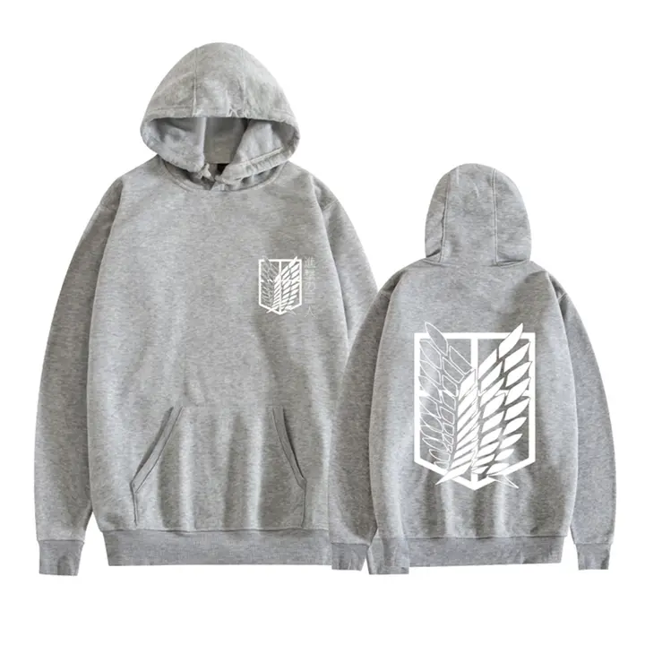 Sudadera con capucha Levi Alas de la Libertad — gris 3, talla