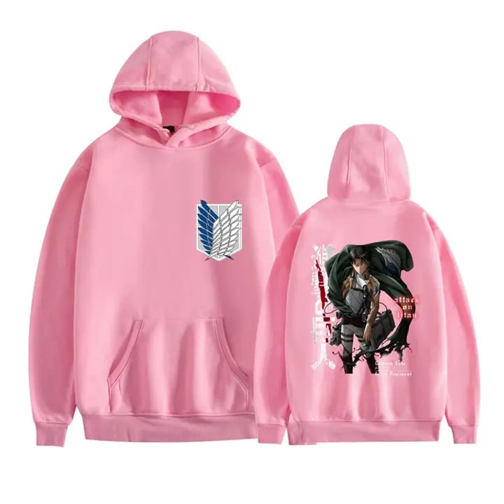 Sudadera con capucha Levi Alas de la Libertad — rosa 1, talla