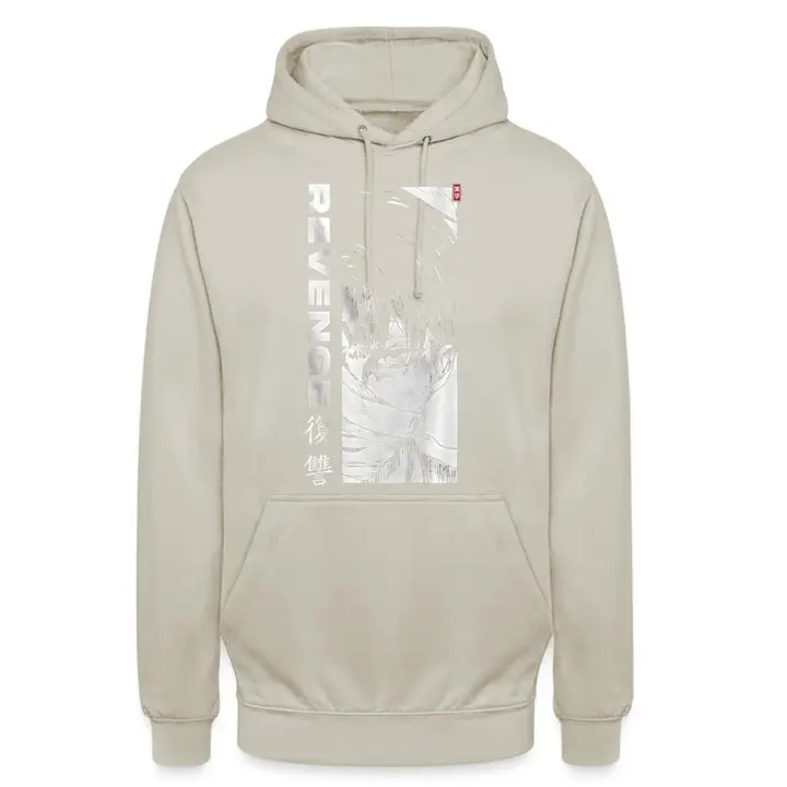 Sudadera con capucha Levi, ref. 105 (Unibly) — piedra natural, talla
