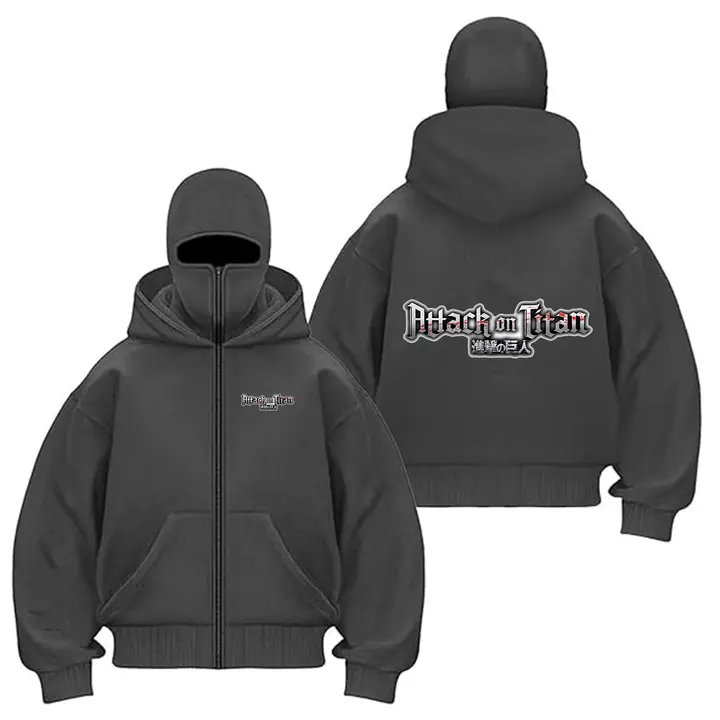 Sudadera con capucha unisex Attack Titan (WZYRZ) — modelo A, talla