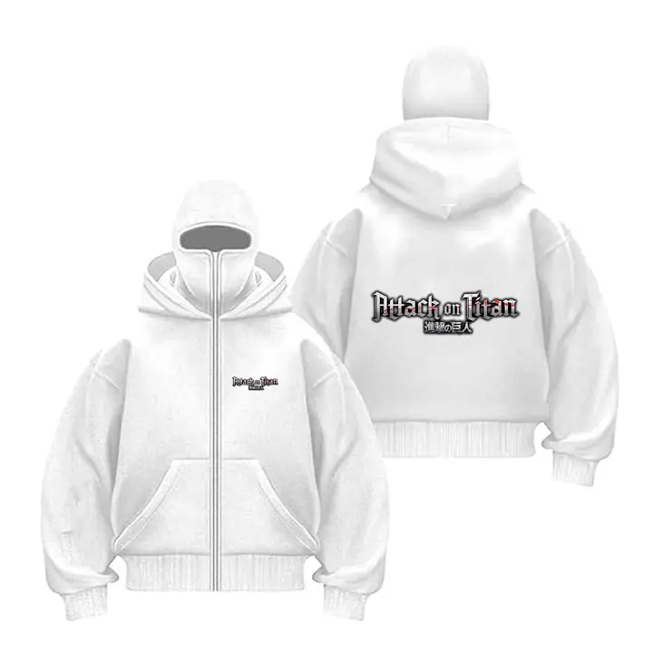 Sudadera con capucha unisex Attack Titan (WZYRZ) — modelo E, talla