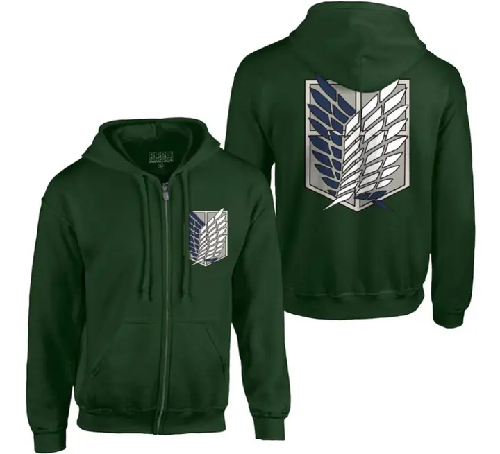 Sudadera con cremallera Legión de Reconocimiento (Ripple Junction) — verde