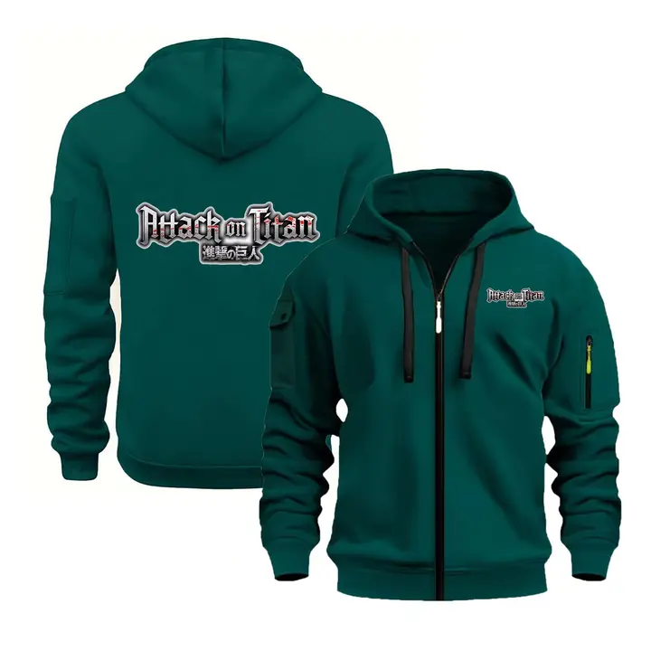 Sudadera patchwork Attack on Titan (WZYRZ) — modelo G, talla