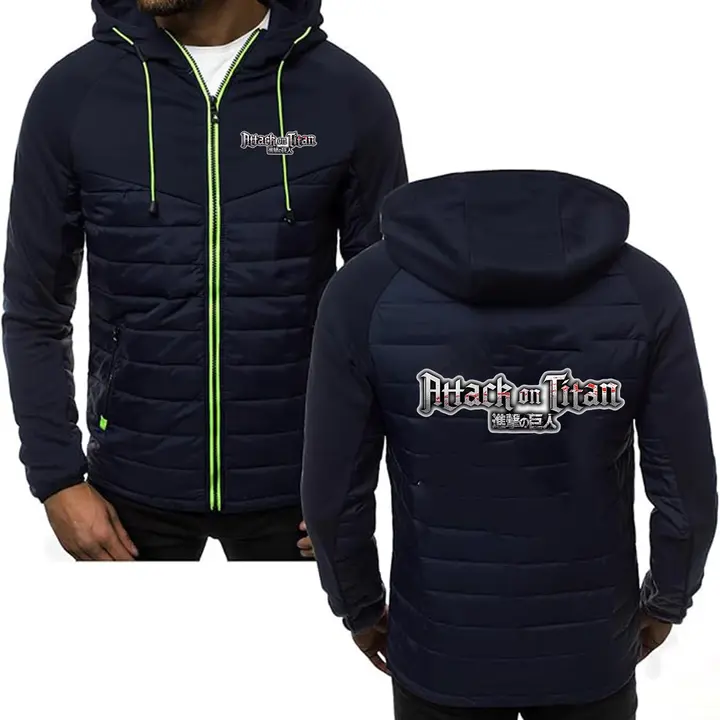 Sudadera patchwork con capucha Attack on Titan (MYYLY) — modelo G