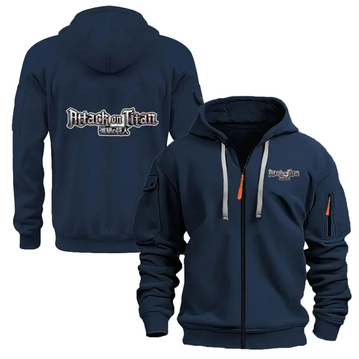 Sudadera polar con cremallera Attack on Titan (TUIAIFA) — modelo A
