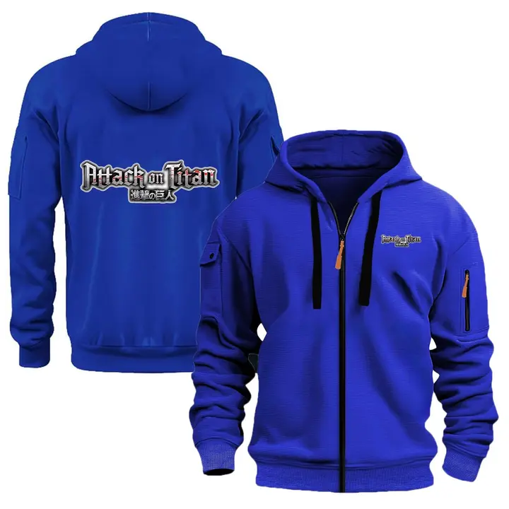 Sudadera polar con cremallera Attack on Titan (TUIAIFA) — modelo G
