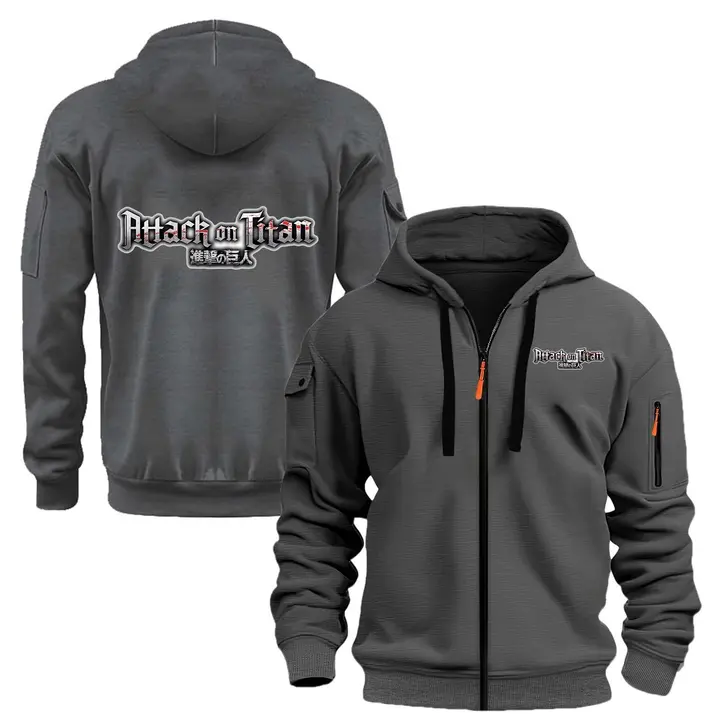 Sudadera polar con cremallera Attack on Titan (TUIAIFA) — modelo B
