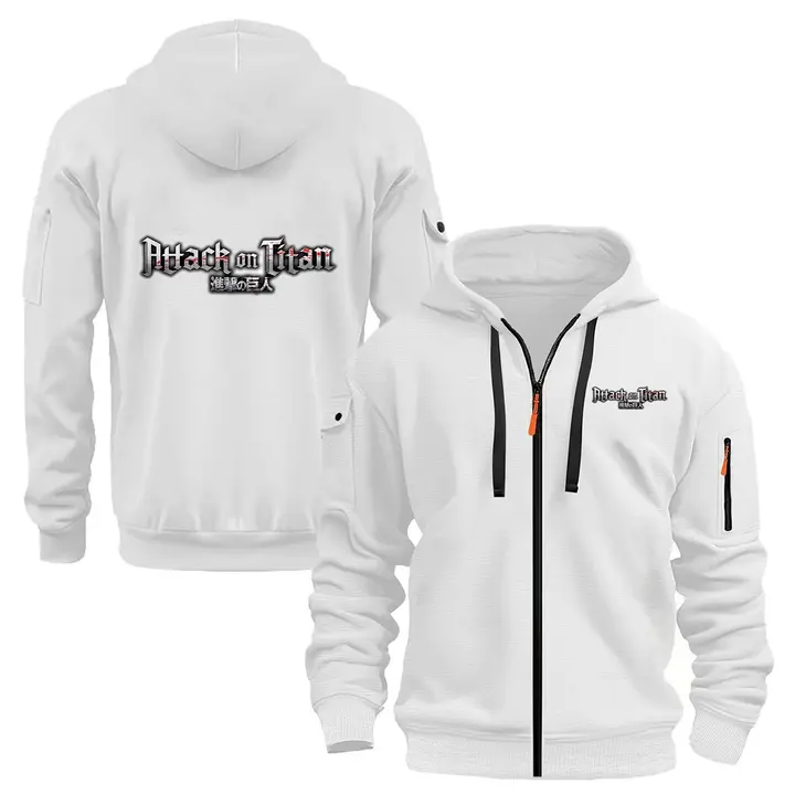 Sudadera polar con cremallera Attack on Titan (TUIAIFA) — modelo H