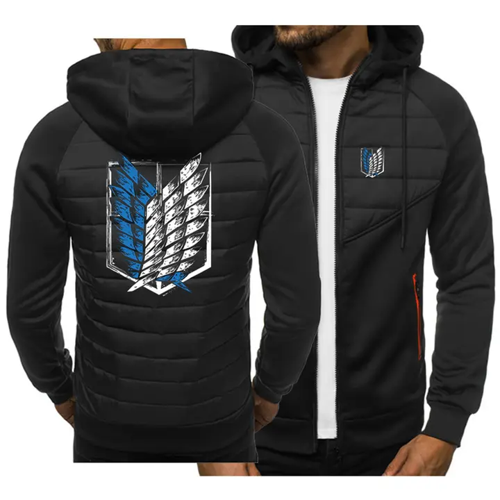 Sudadera polar patchwork Attack on Titan (MYYLY) — modelo B, talla