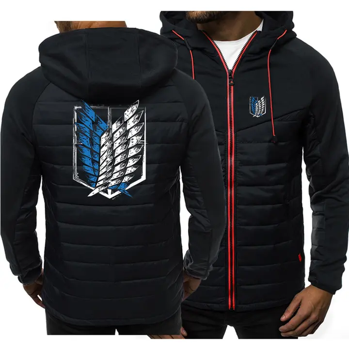 Sudadera polar patchwork Attack on Titan (MYYLY) — modelo C, talla
