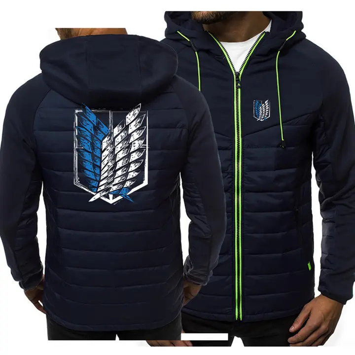 Sudadera polar patchwork Attack on Titan (MYYLY) — modelo F, talla