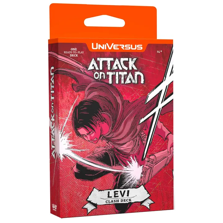 UniVersus Attack on Titan: mazo Clash Deck de Levi