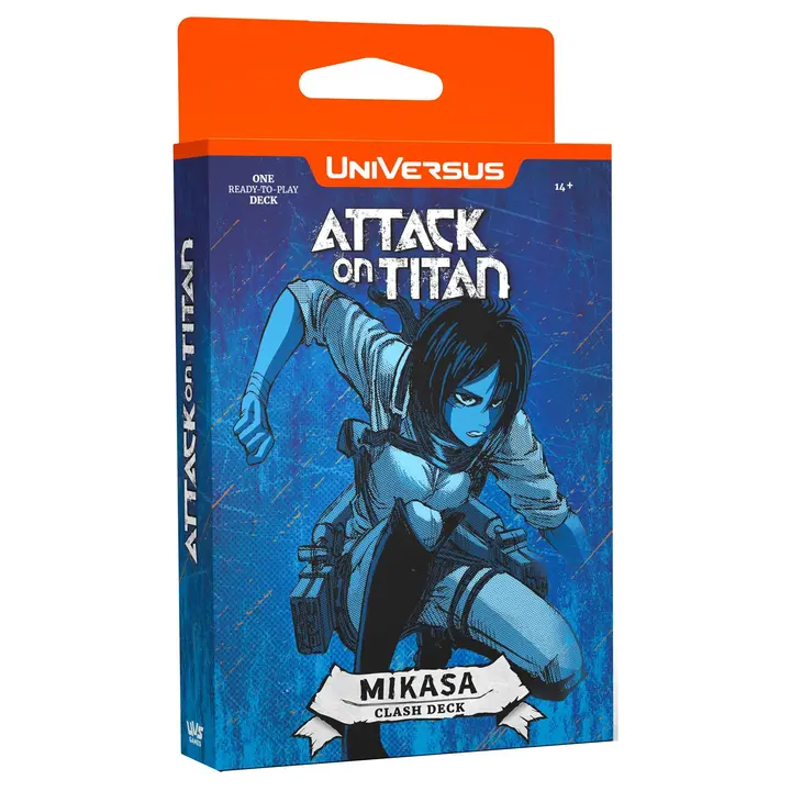 UniVersus Attack on Titan: mazo Clash Deck de Mikasa