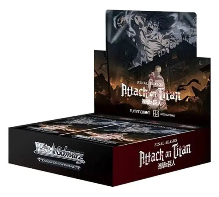 Weiss Schwarz Attack on Titan Final Season, caja de sobres en inglés